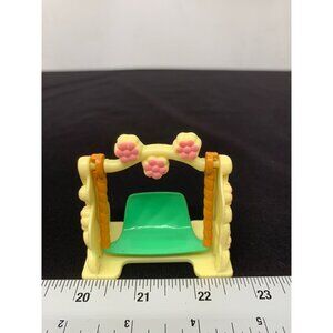 Japan Sylvanian Families MISTY FOREST FLOWER SWING 1990s Dollhouse Figure Toy